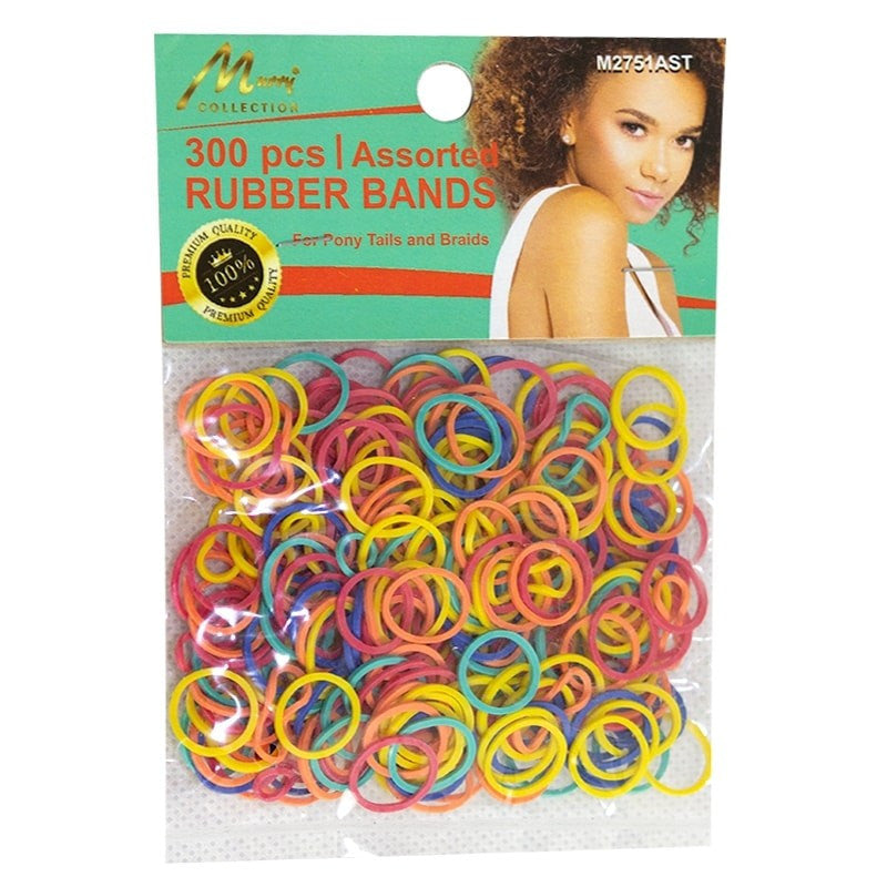 Murry Collection 300 Rubber Bands Mixed Colours M2751AST