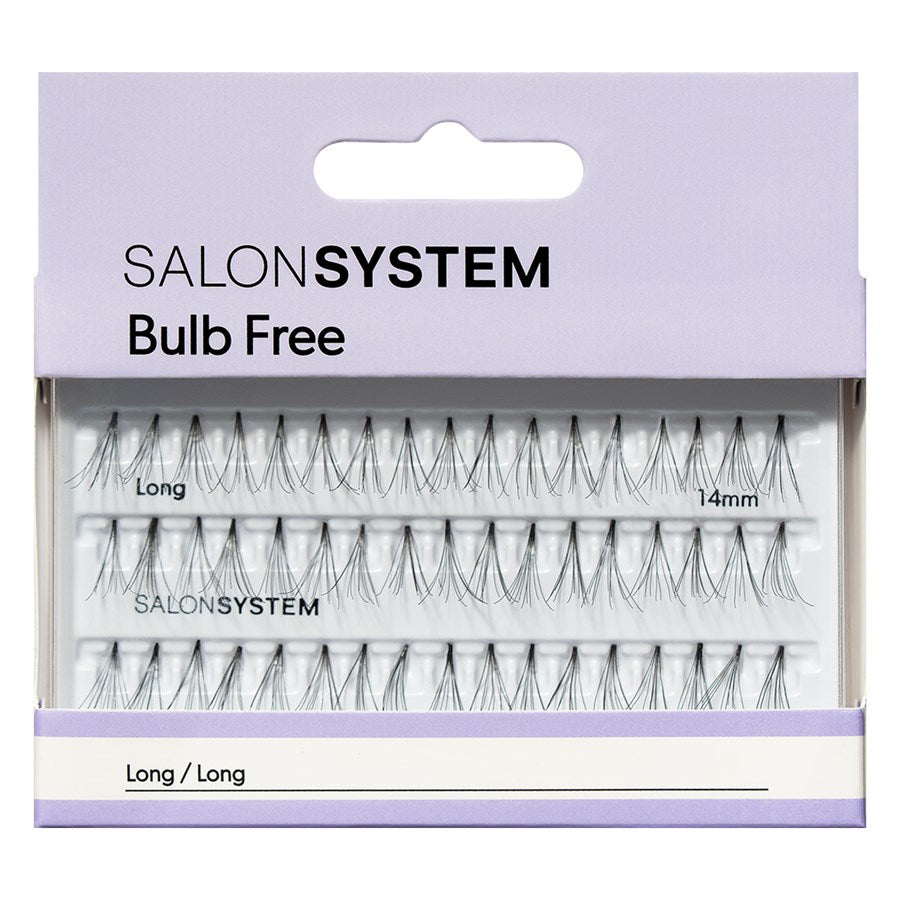 Salon System Bulb Free Eyelashes Long 14mm