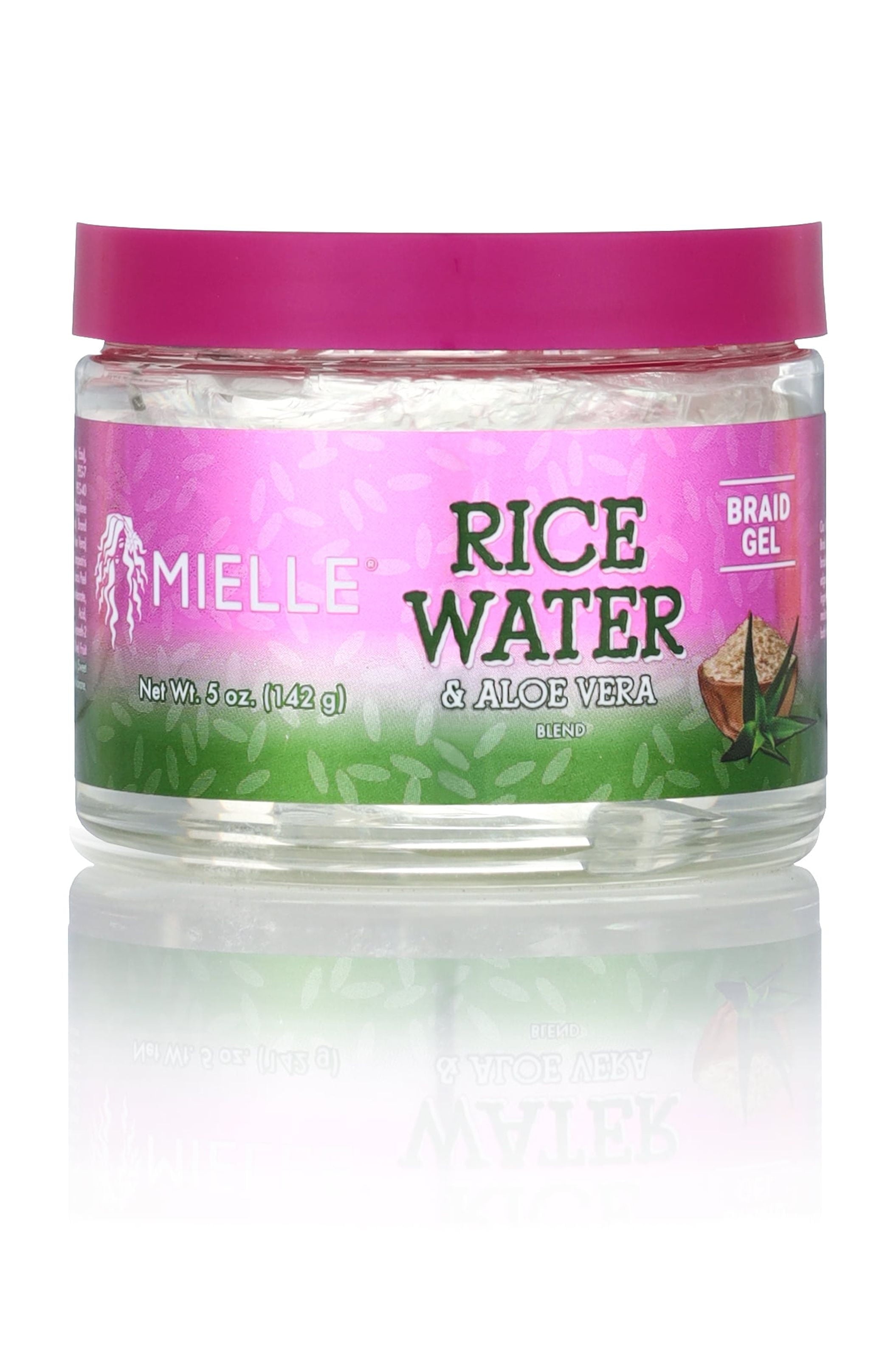 Mielle Rice Water and Aloe Vera Braid Gel 5oz