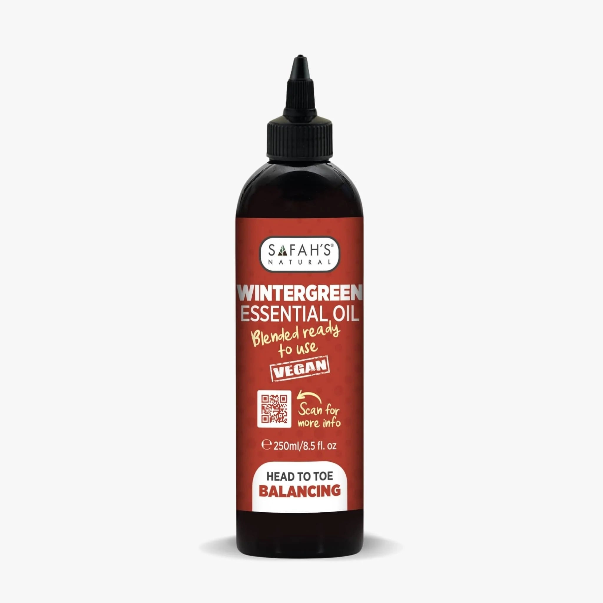 Safahs Natural Blended Wintergreen Oil 250ml
