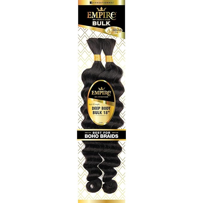 Sensationnel Empire Human Hair Deep Bulk 18in - 1