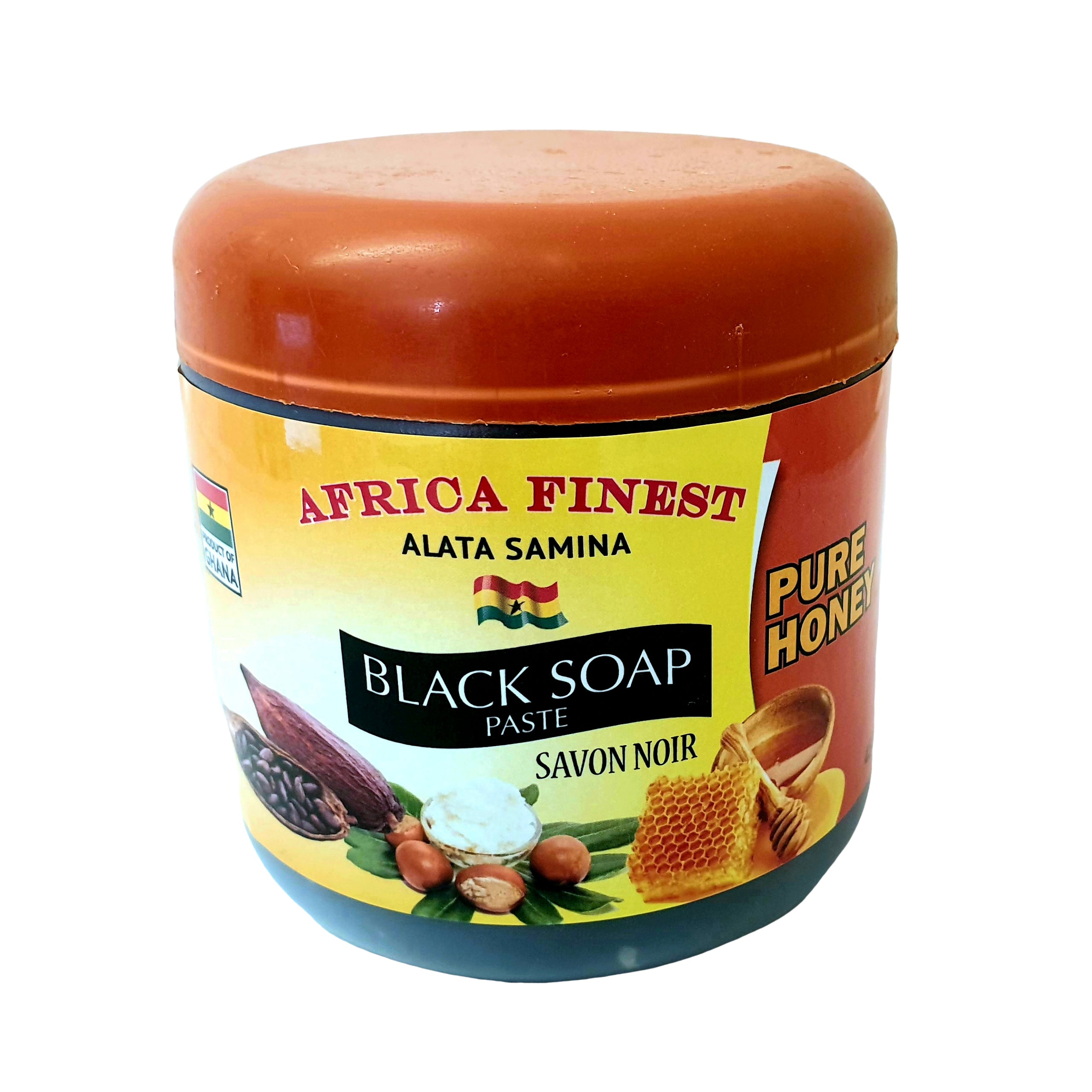 Africa Finest Alata Samina Black Soap Paste - Pure Honey 450g