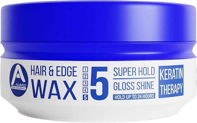 Allored Professional Hair and Edge Wax Keratin (Blue) 150ml