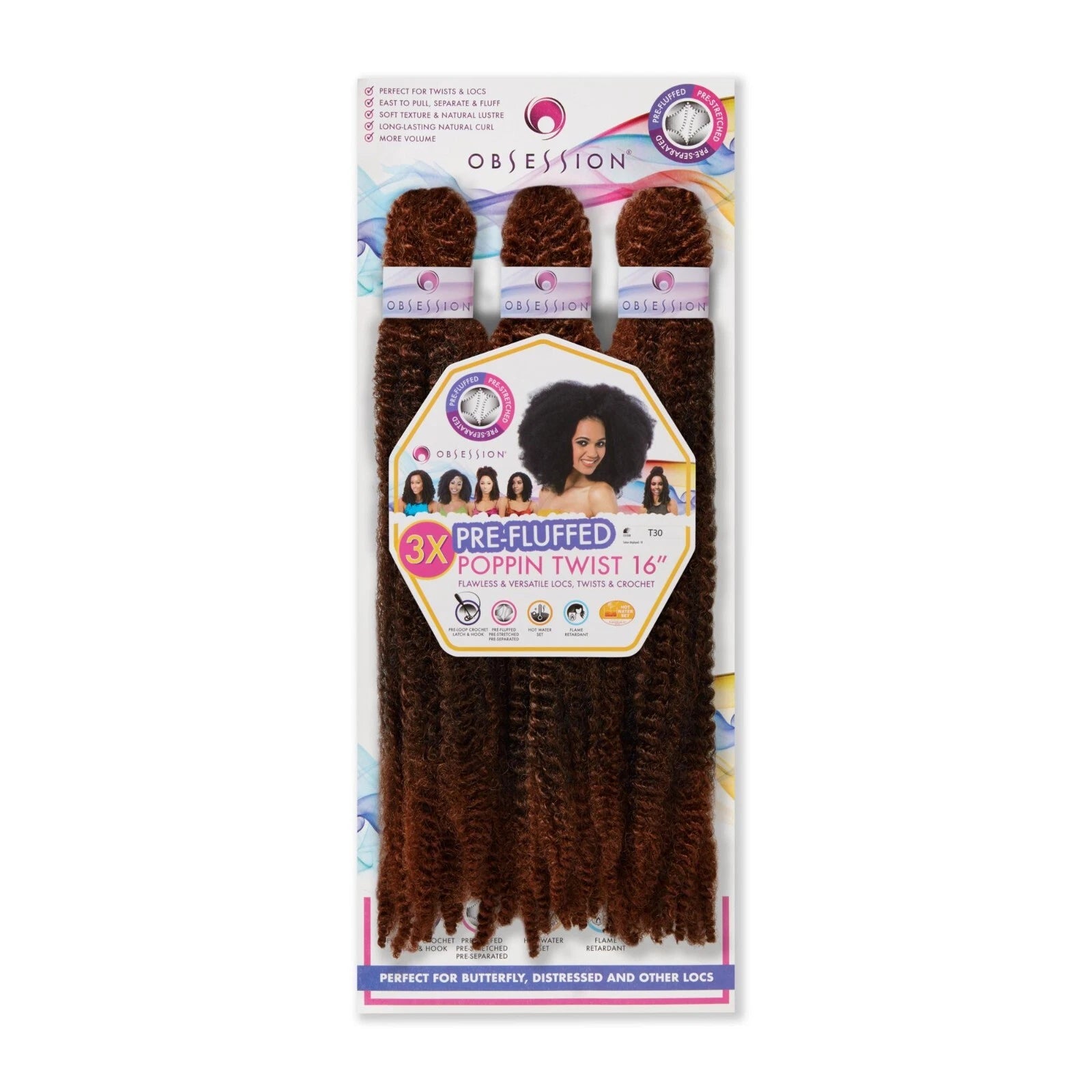 Obsession 3x Poppin Twist Bulk 16in