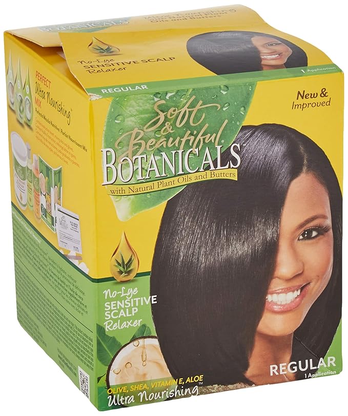 Soft and Beautiful Botanicals Relaxer Kit Regular