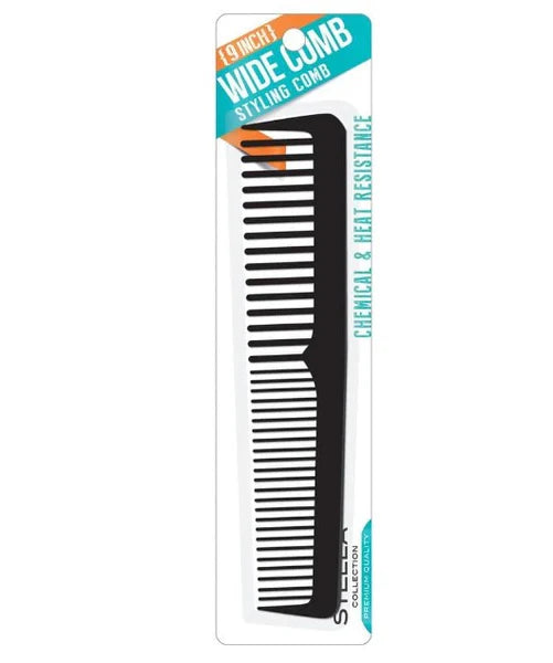 Stella Collection 9 Inch Wide Sectioning Comb - 2448
