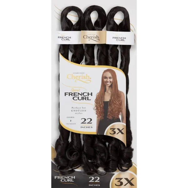 Cherish 3X Spiral French Curl Bulk 22in
