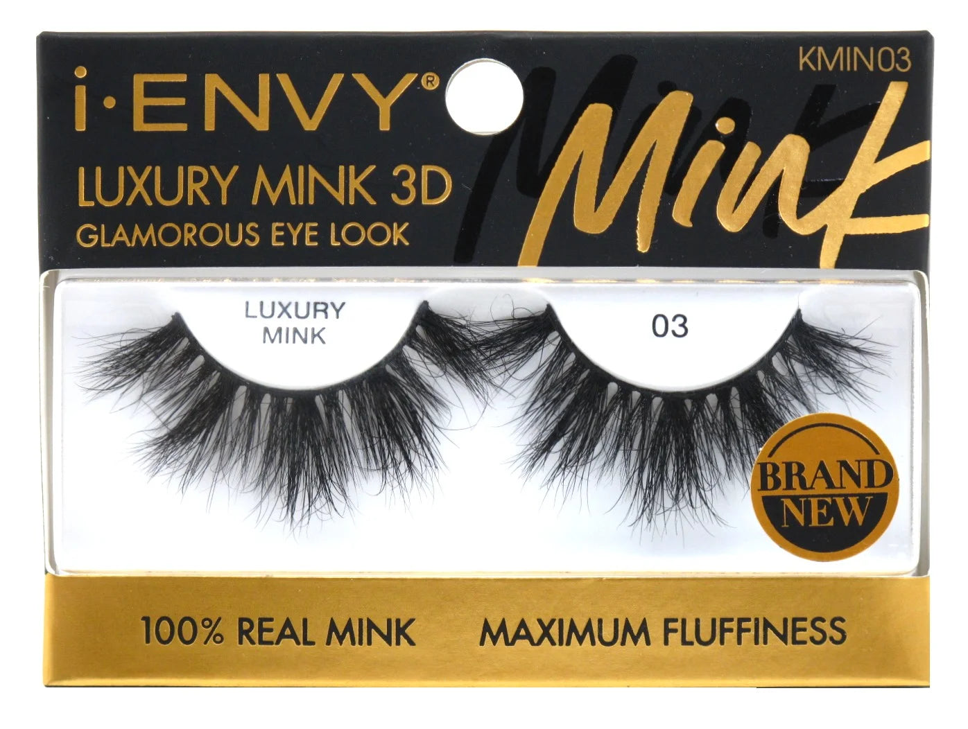 i Envy by Kiss Luxury Mink 3D Eyelashes 03