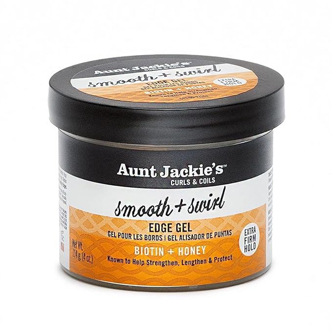 Aunt Jackies Biotin Honey Smooth and Swirl Edge Gel 4oz