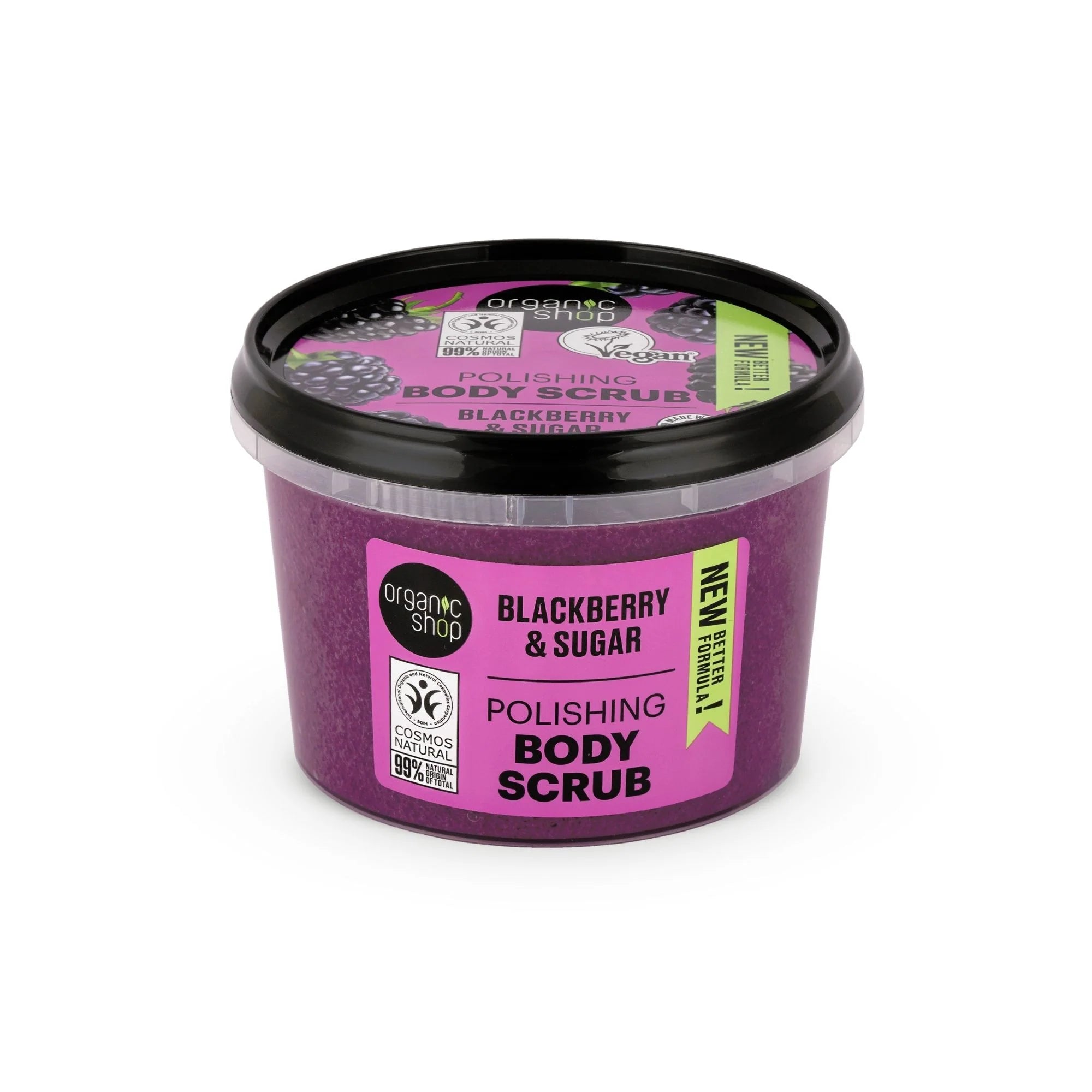 Organic Shop Blackberry and Sugar Polishing Body Scrub 250ml