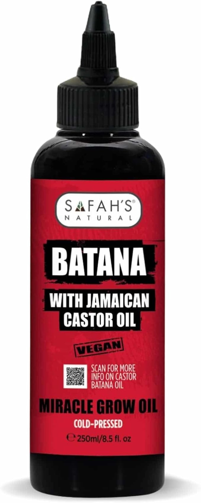 Safahs Natural Batana Oil with Jamaican Castor Oil 250ml