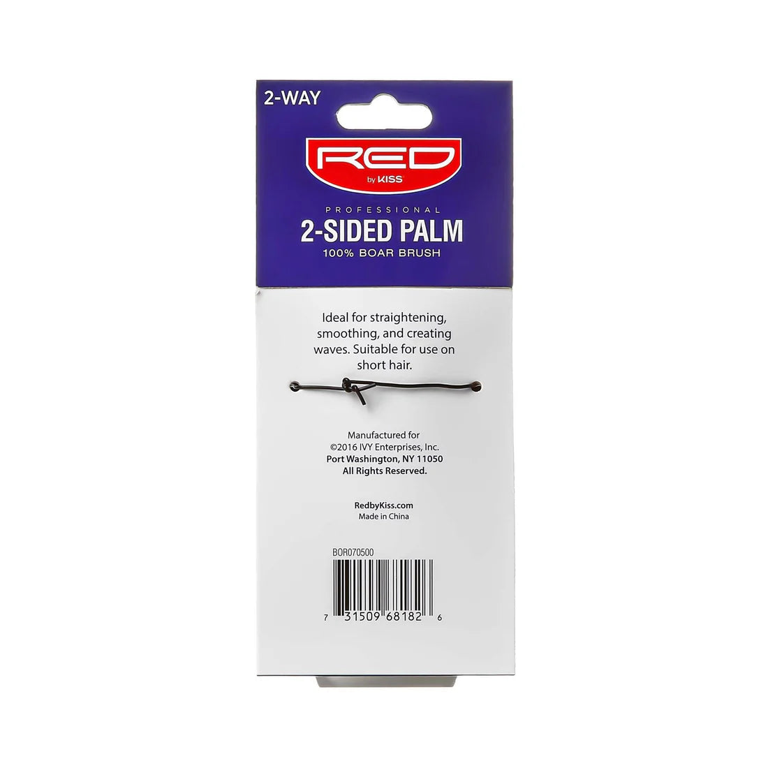 Red by Kiss 2 Sided Palm Brush BOR07