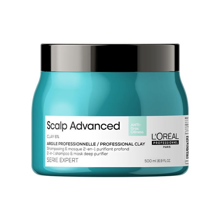 L'Oreal Professional Serie Expert Scalp Advanced Anti Oiliness Clay Mask 500ml