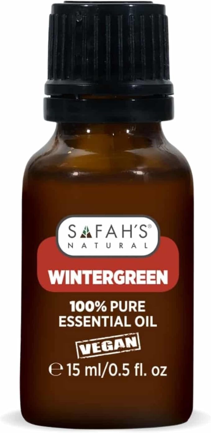 Safahs Natural Wintergreen Essential Oil 15ml