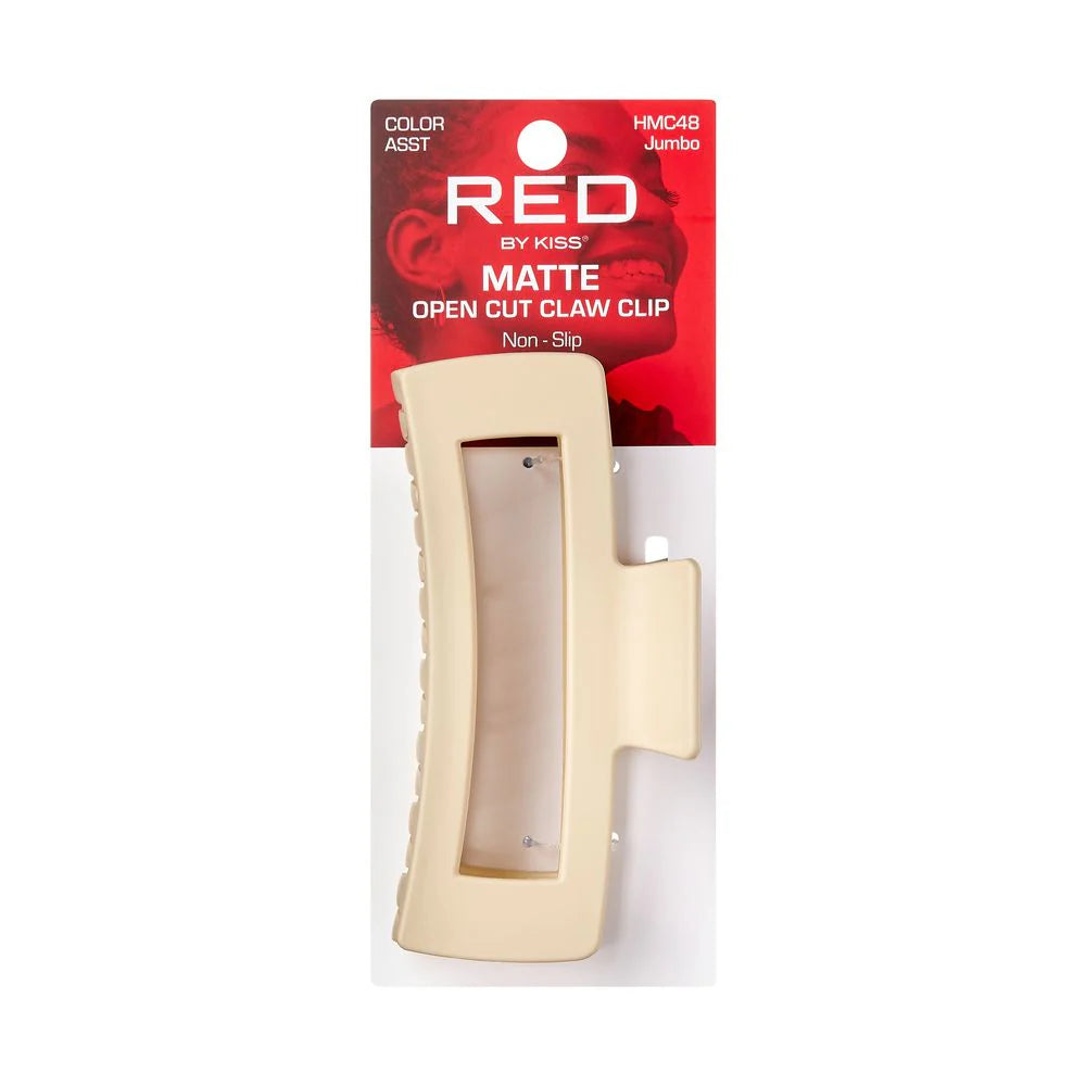 Red by Kiss Open Cut Claw Clip Jumbo Matte Assorted Colours HMC48