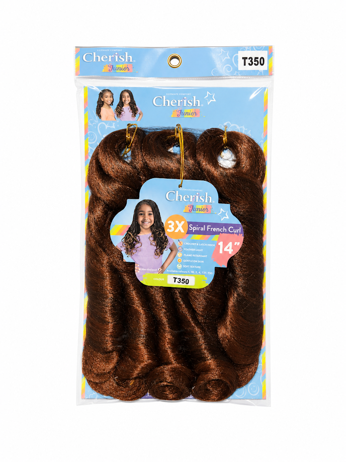 Cherish Junior Kids Spiral French Curl 3 x 14in