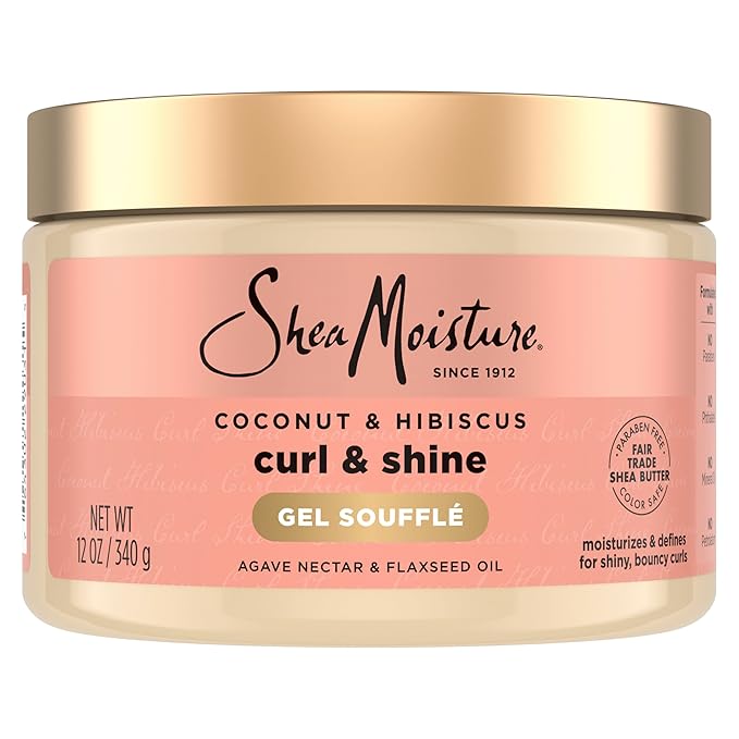 Shea Moisture Coconut and Hibiscus Curling Gel Souffle 12oz