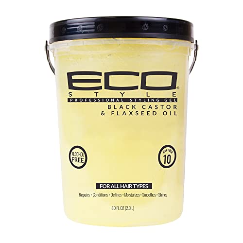 Eco Style Black Castor and Flaxseed Gel 2.3L