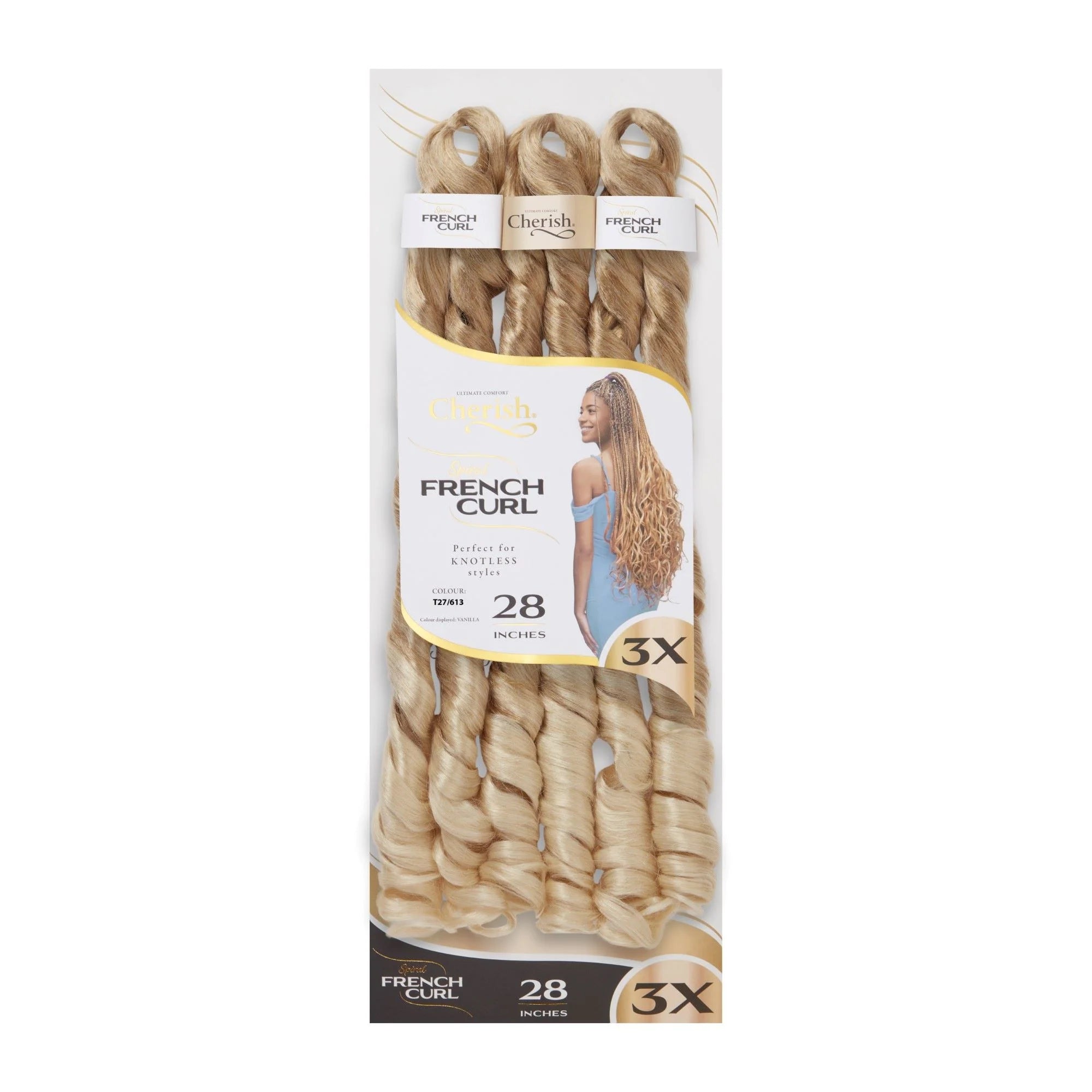 Cherish 3X Spiral French Curl Bulk 28in
