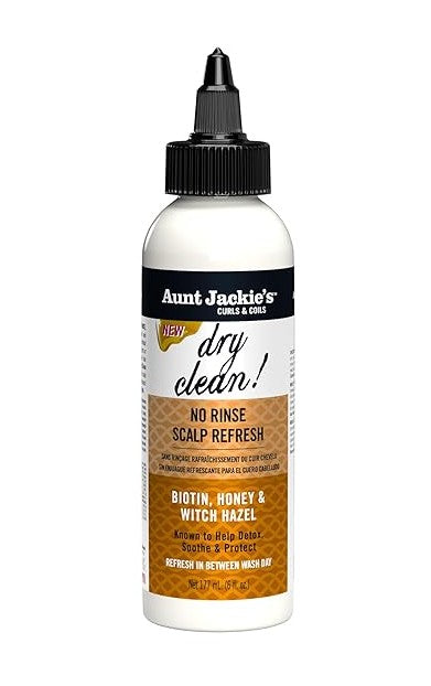 Aunt Jackies Biotin Honey Dry Clean No Rinse Scalp Refresh 6oz