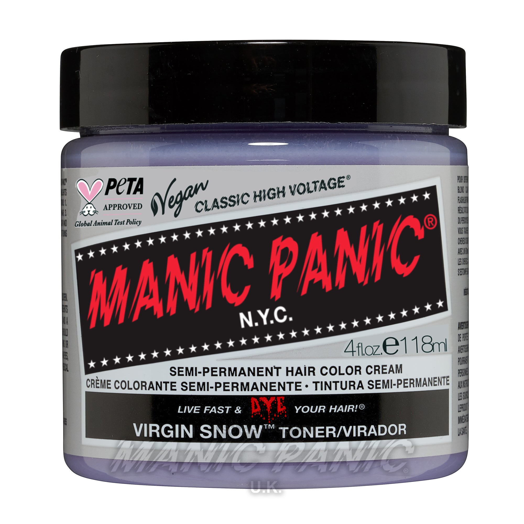 Manic Panic Semi Permanent Hair Colour Cream 4oz
