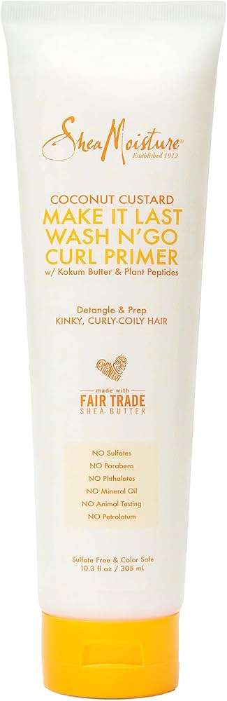 Shea Moisture Coconut Custard Wash n Go Curl Primer 10.3oz