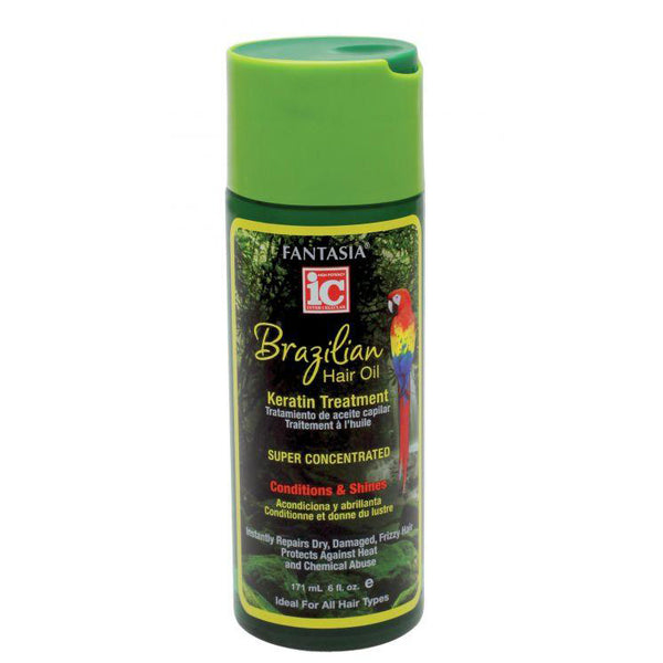 Fantasia IC Brazilian Hair Oil Keratin Treatment 6oz