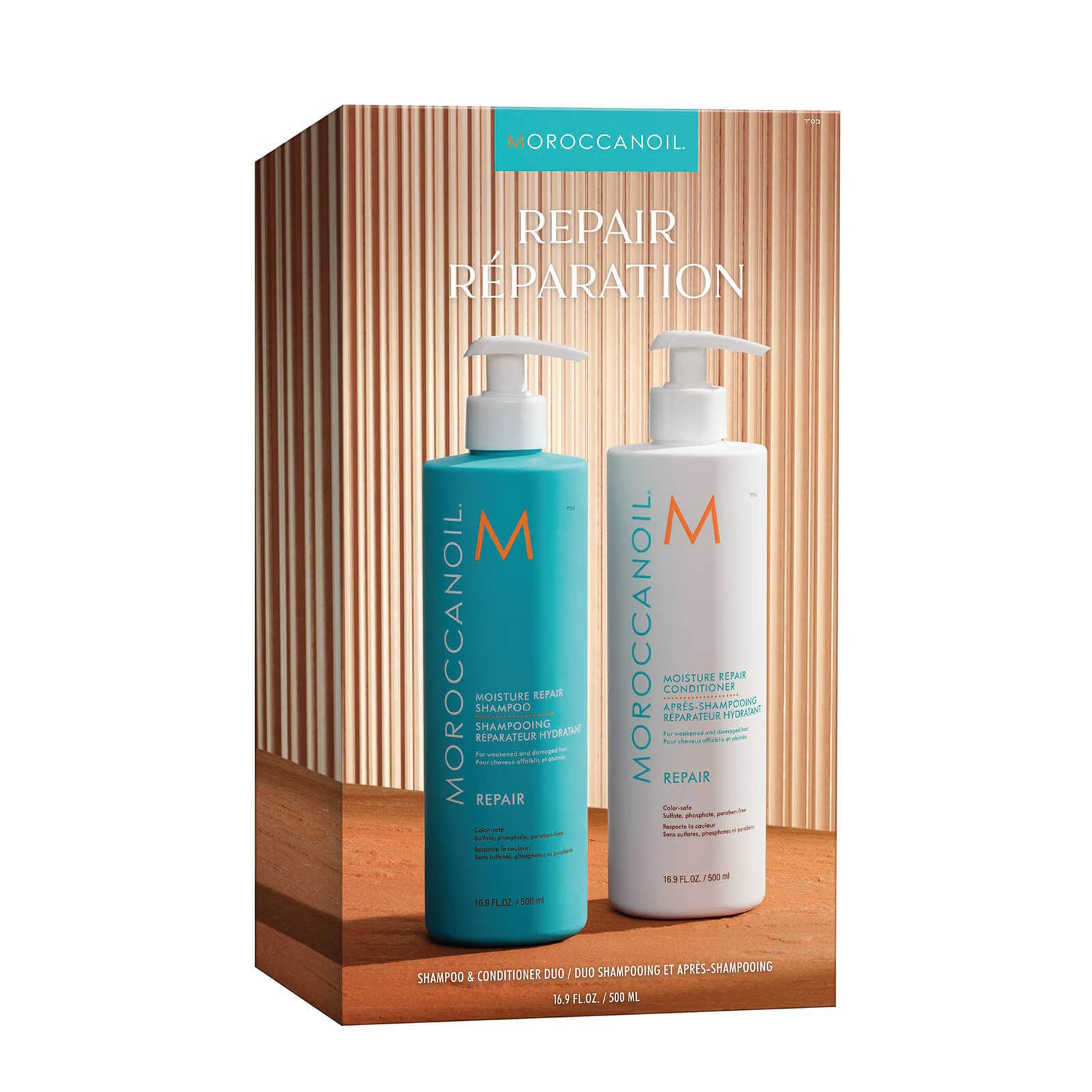 Moroccanoil Moisture Repair Shampoo And Conditioner Duo Pack 500ml