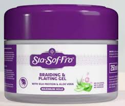 Sta Sof Fro Braiding and Plaiting Gel - Silk Protein Aloe Vera 250ml