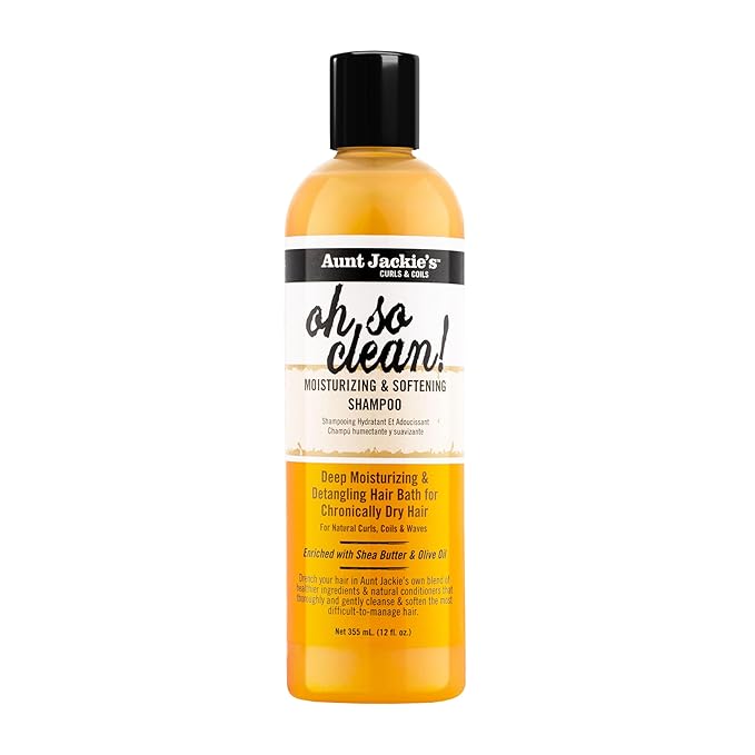 Aunt Jackies Oh So Clean Moisturising Softening Shampoo 12oz