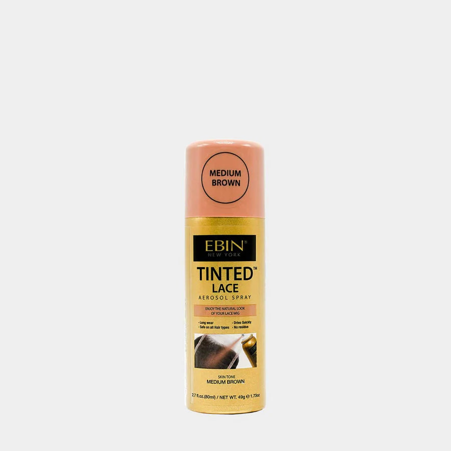 EBIN Tinted Lace Spray Medium Brown 80ml