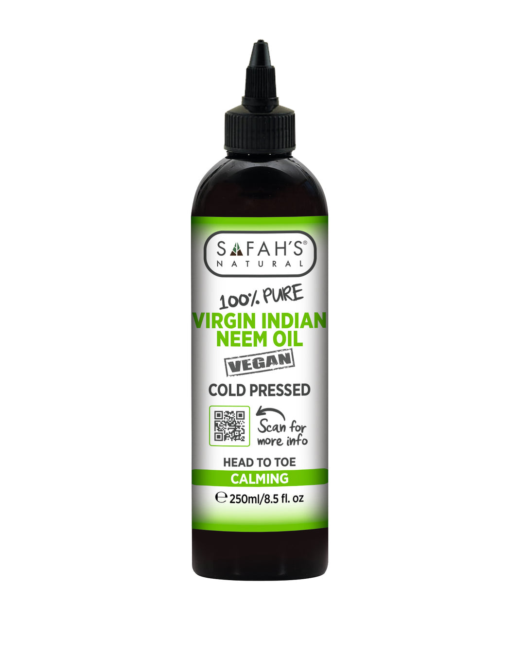 Safahs Natural Pure Indian Neem Oil 250ml