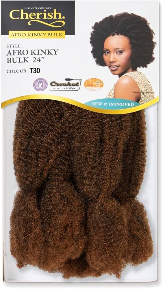 Cherish Afro Kinky Bulk 24in