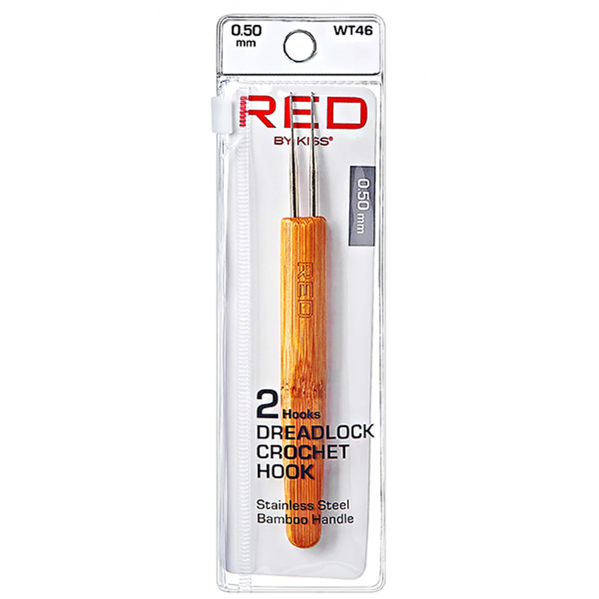 Red by Kiss Dreadlock Crochet Hook 0.50mm 2 Hooks WT46