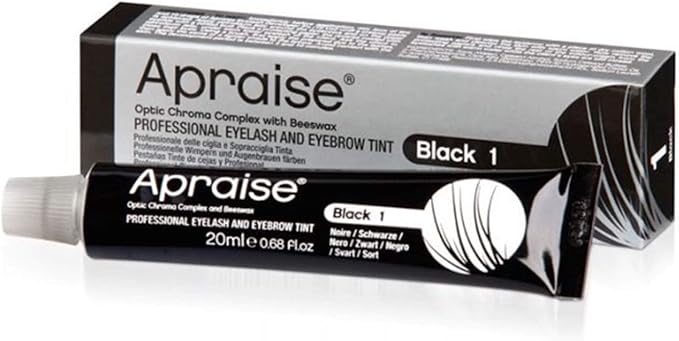 Apraise Professional Eyelash and Eyebrow Tint - Black 20ml