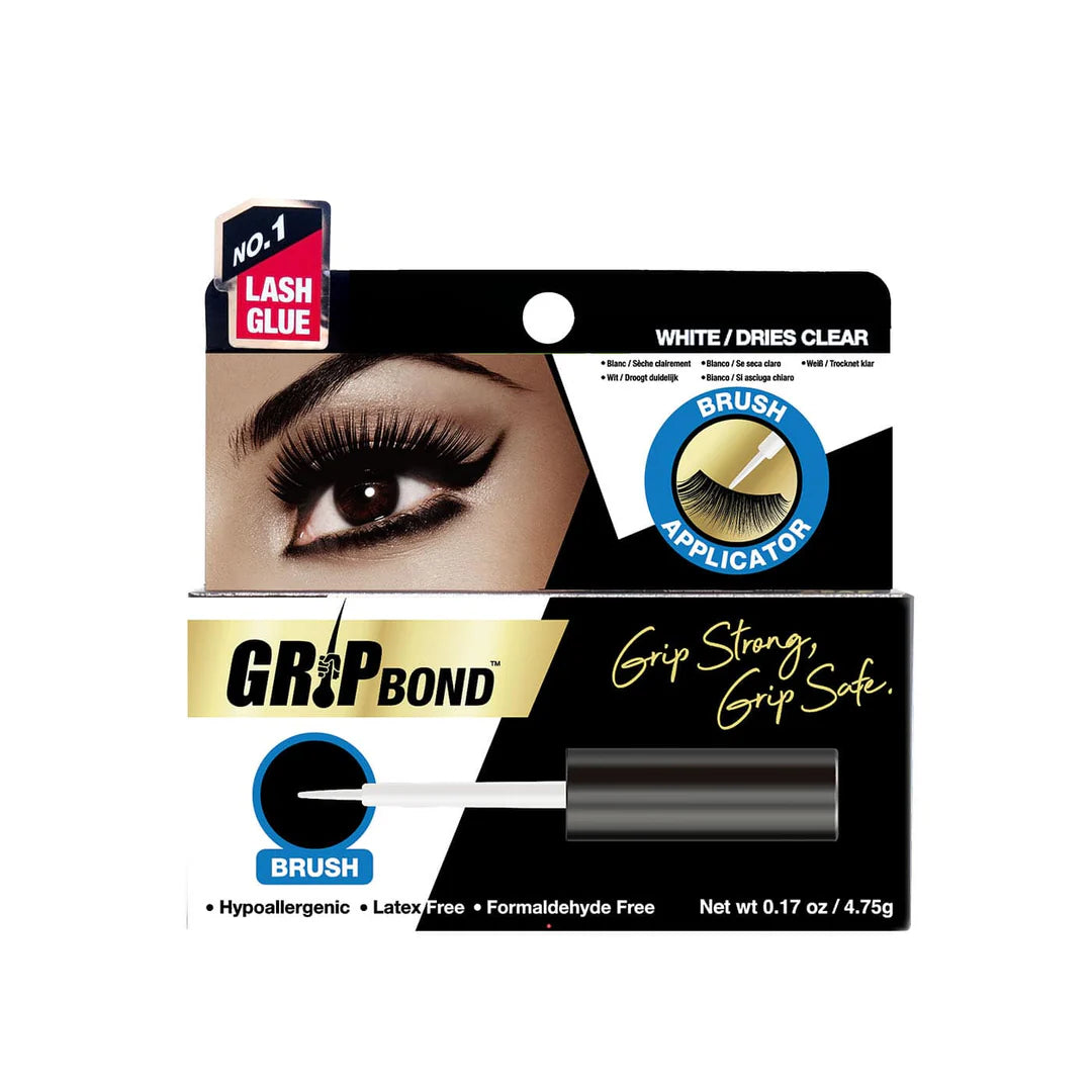 EBIN Grip Bond Eyelash Glue - White Brush 5g