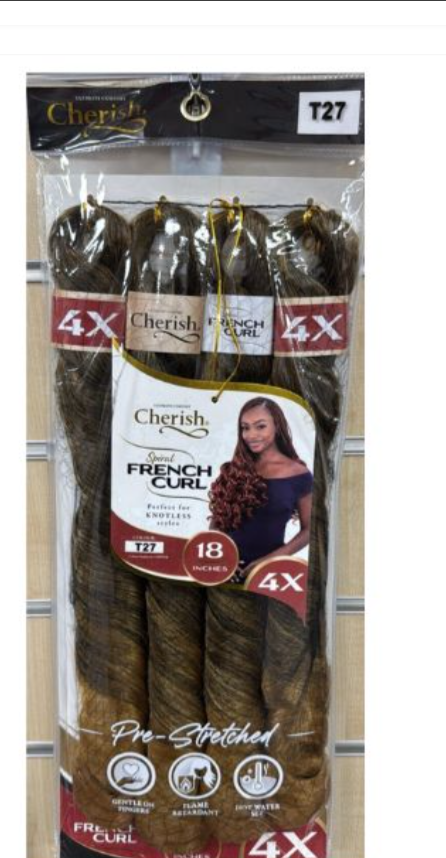 Cherish 4X Spiral French Curl Bulk 18in