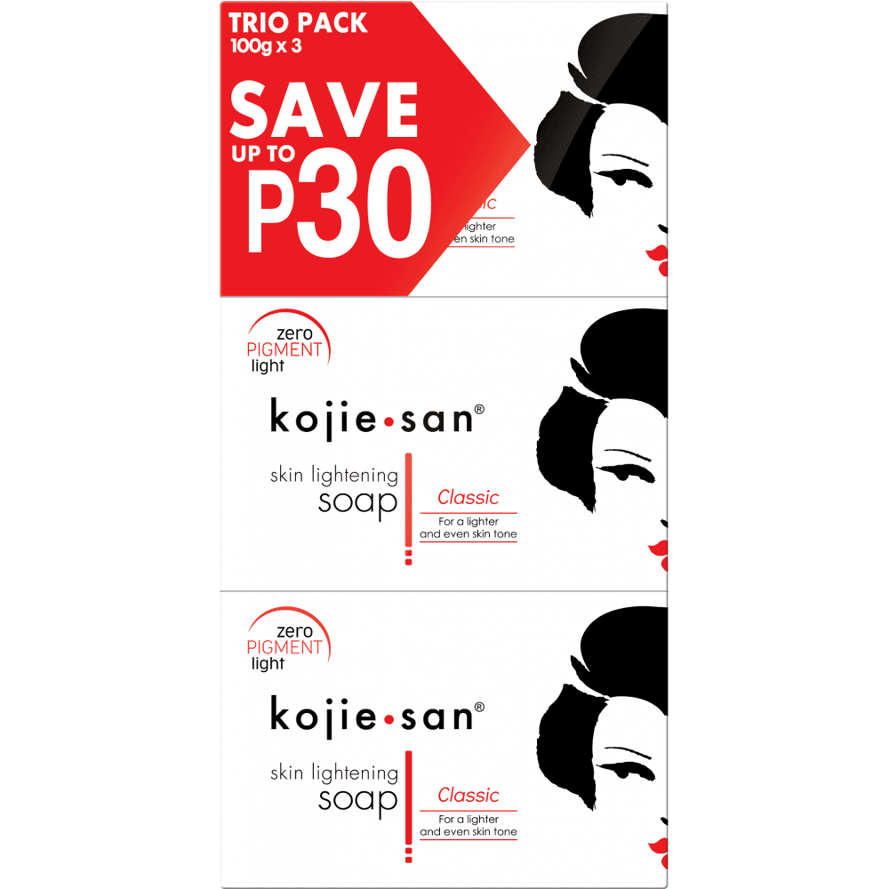 Kojie San Classic Brightening Soap 100g x 3