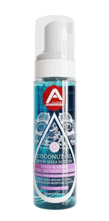 Allored Professional Hold and Shine Mousse Coconut Oil 200ml