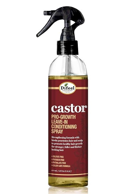 Difeel Castor Pro Growth Leave in Conditioning Spray 6oz
