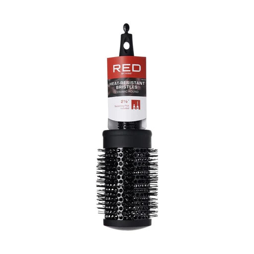 Red by Kiss Heat Resistant Ceramic Round Bristles Brush 2.5in HH14