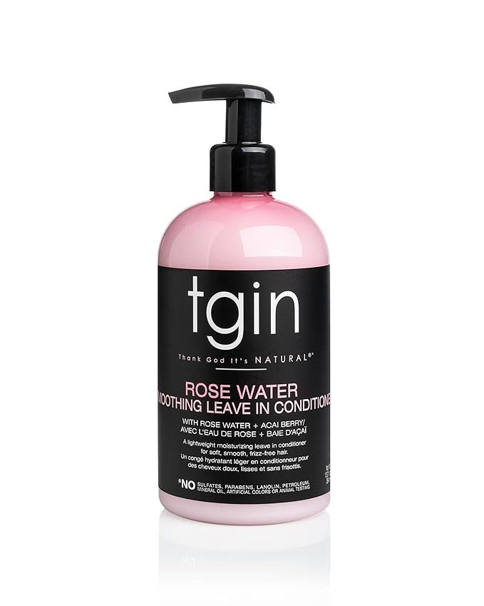 TGIN Rose Water Smoothing Leave in Conditioner 13oz