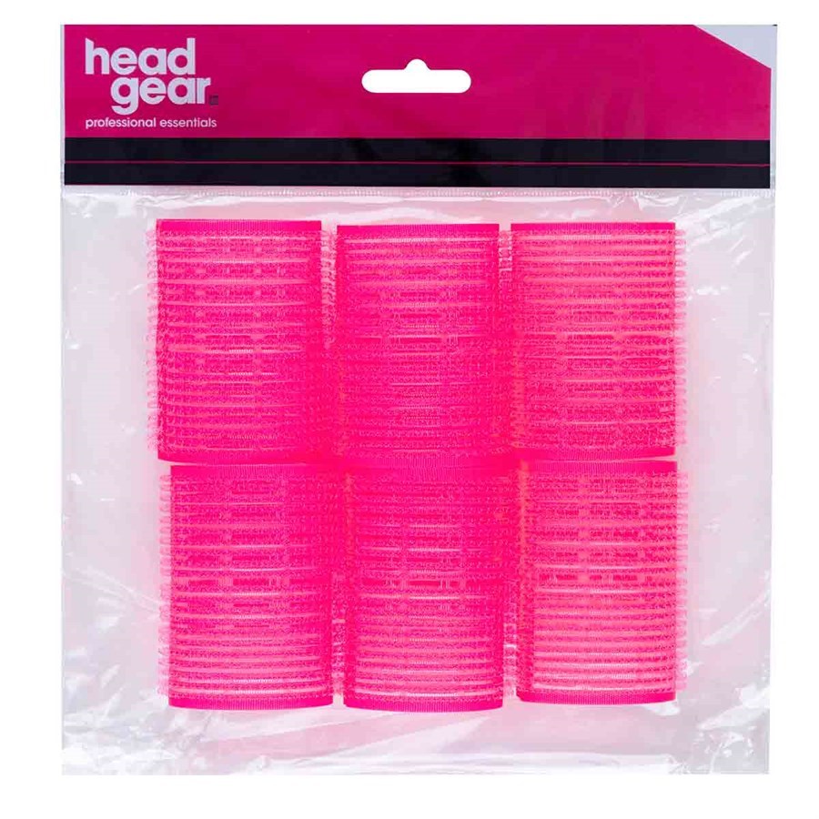 Head Gear Velco Rollers Pink 43mm