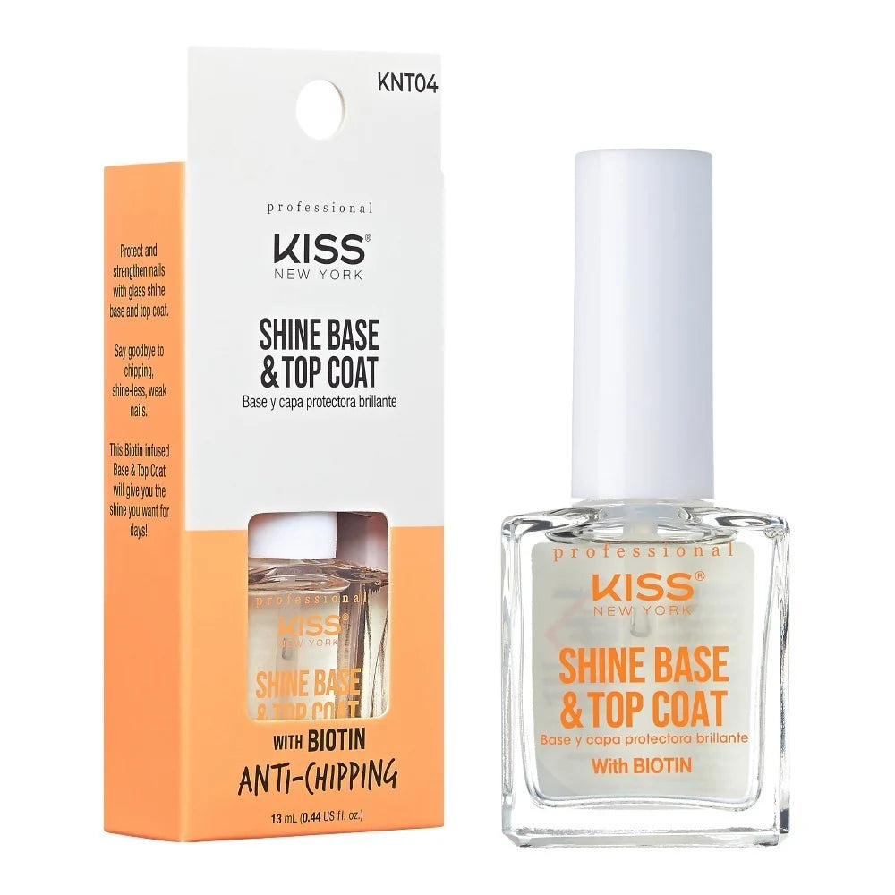 Red by Kiss Nail Treatment - Shine Base and Top Coat  13ml  KNT04