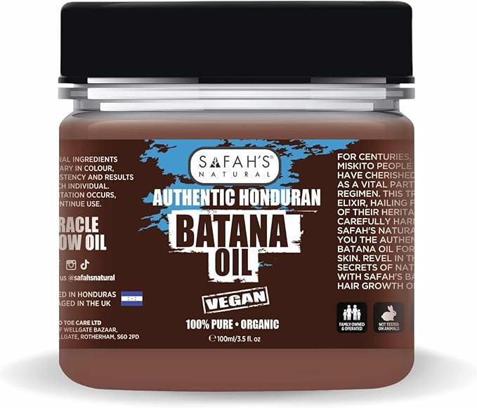 Safahs Natural Authentic Honduran Batana Oil Jar 100ml