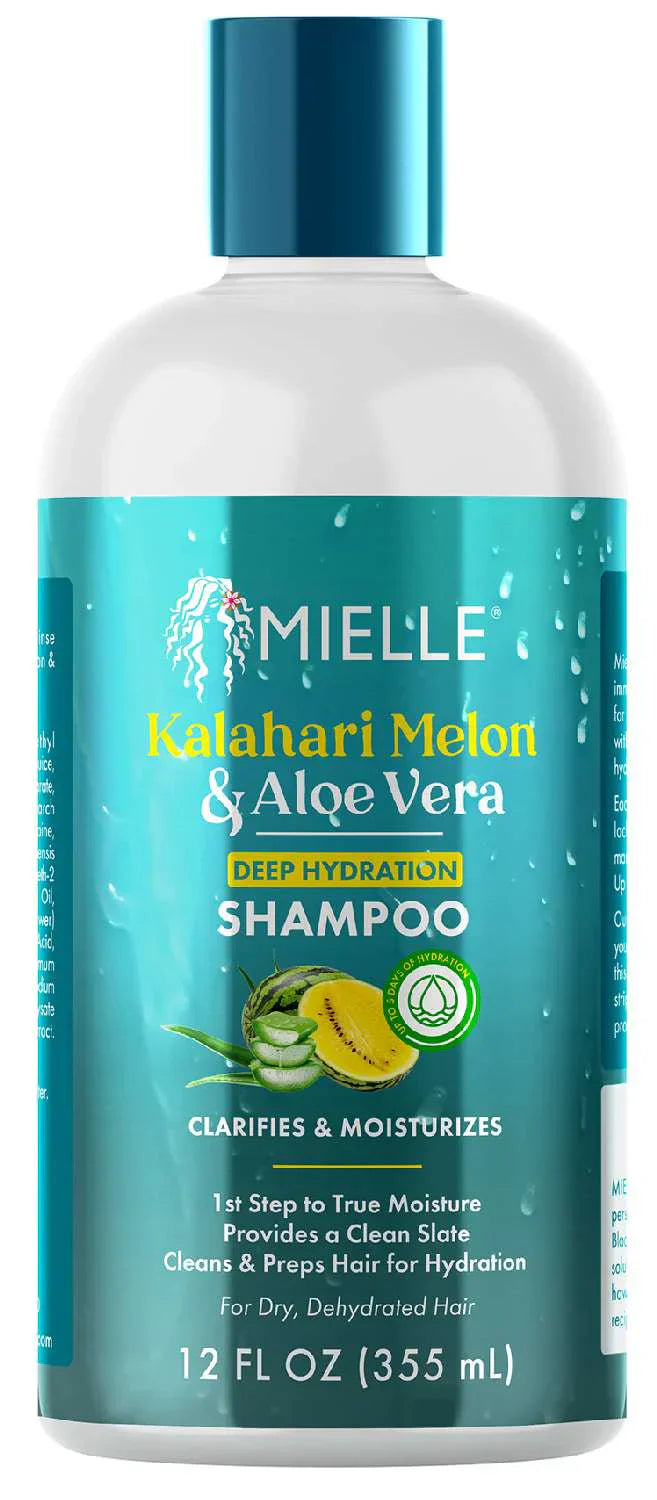 Mielle Kalahari Melon and Aloe Vera Deep Hydration Shampoo 12oz