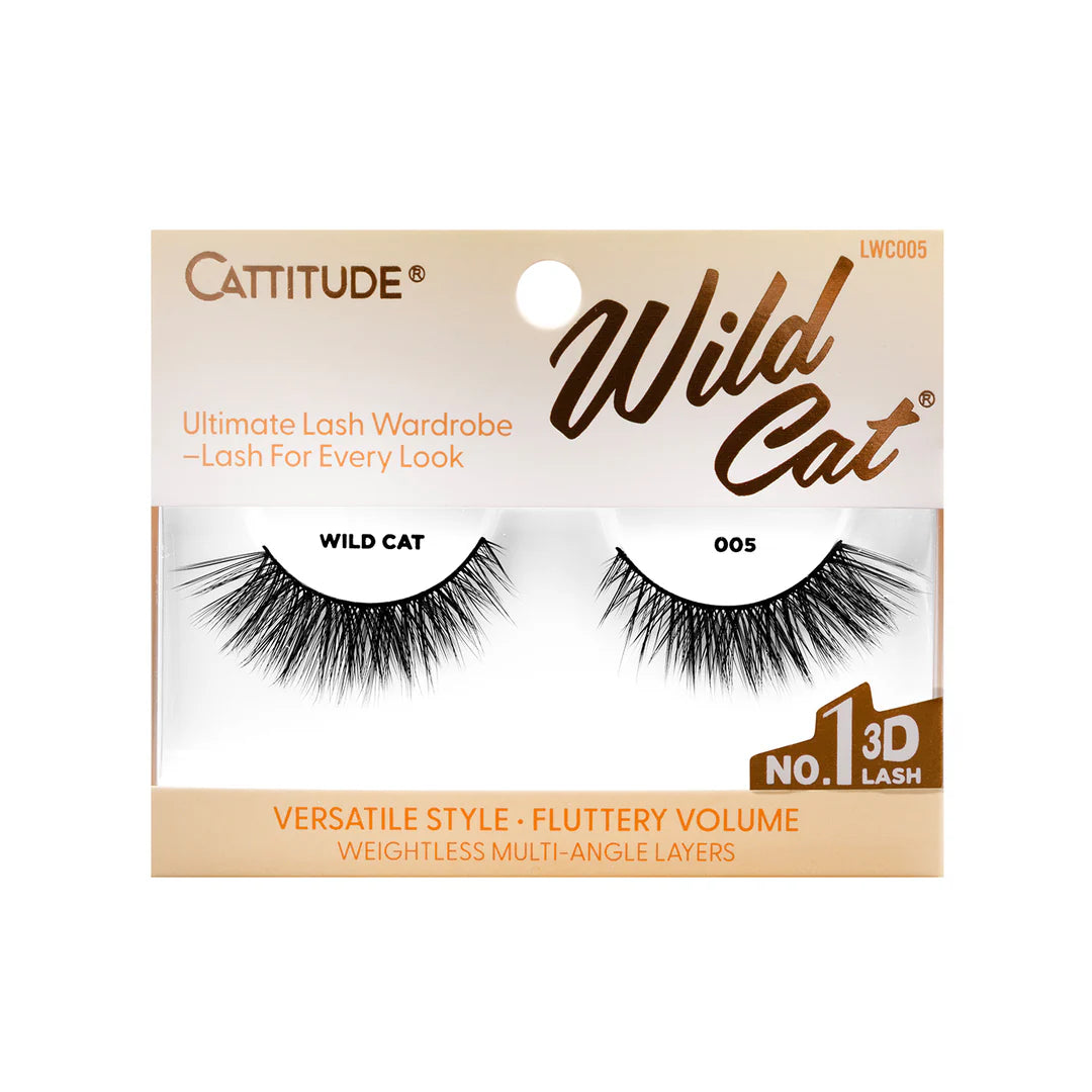 EBIN Cattitude Eyelashes - Wild Cat 005