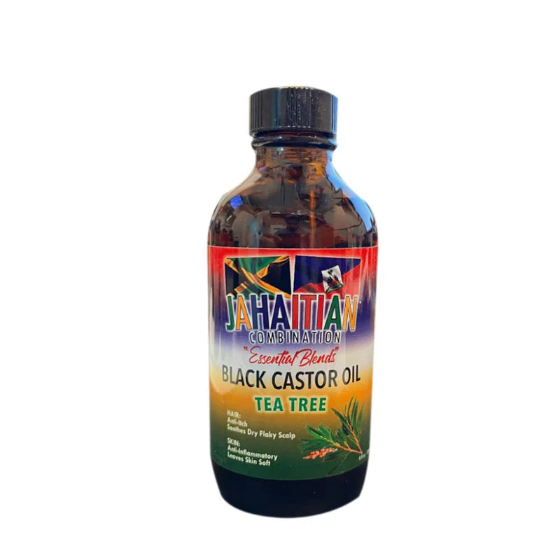 Jahaitian Black Castor Oil - Tea Tree 4oz
