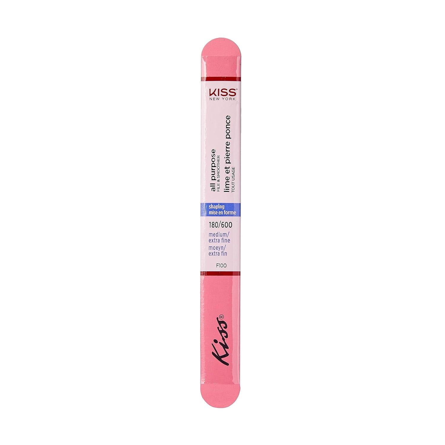Red by Kiss All Purpose Nail File and Smoother 180/600 F100N