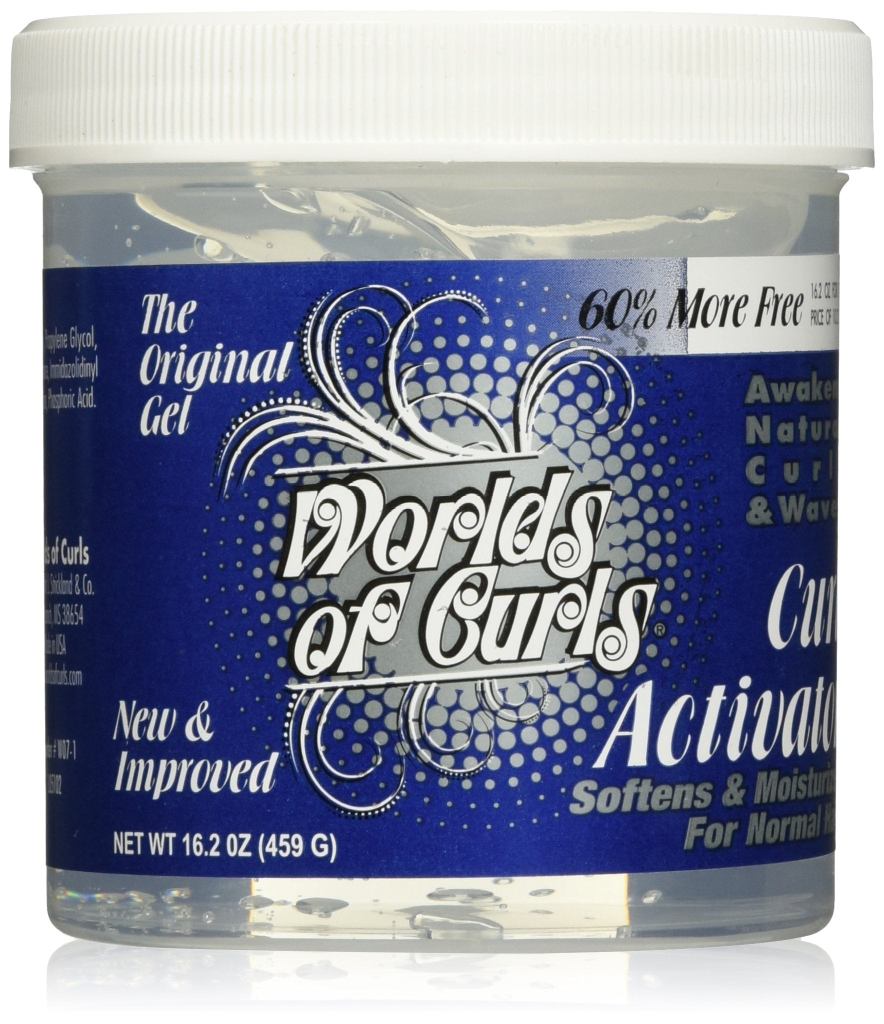 World of Curls Gel Curl Activator Extra Dry Hair 16oz
